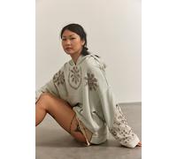 By The Sea Sweatshirt at Free People in Zephyr Blue, Size: Medium - female