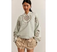 By The Sea Sweatshirt at Free People in Zephyr Blue, Size: XL - female
