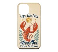 By The Sea Tides And Claws Vintage Lobster Full Moon Retro Case for iPhone 12 mini