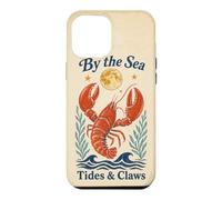 By The Sea Tides And Claws Vintage Lobster Full Moon Retro Case for iPhone 12 Pro Max
