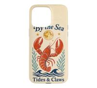 By The Sea Tides And Claws Vintage Lobster Full Moon Retro Case for iPhone 15 Pro Max
