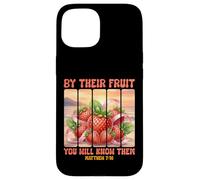 By Their Fruit You Will Know Them Matthew 7 16 Bible Verse Case for iPhone 15