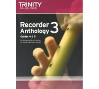 By Trinity College London Recorder Anthology (Grades 4-5): Score & Part Book 1 (Trinity Anthologies) [Paperback]
