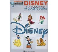 By Various Easy Instrumental Play Along Disney Clarinet Book With Audio Download (Hal Leonard Easy Instrumental (1 Pap/Psc) [Paperback]