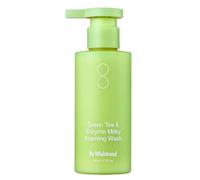 BY WISHTREND Green Tea & Enzyme Milky Foaming Wash 140g, Papain, Grain Milk Complex, Hydrating, Pore Cleansing, for Sensitive
