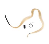 BY304 Bow Hairs, Horsetail Hair Violin Viola Cello Bow Accessory, Genuine Mongolian Horse Tail Hair with Fine Ductile and Long Service Life, 80cm Length for Professional Music