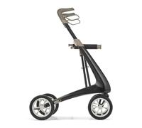 byACRE Carbon Ultralight Rollator Walker, 4.8 kg, Black, Compact