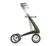 byACRE Carbon Ultralight Rollator Walker, 4.8 kg, British Green, Large