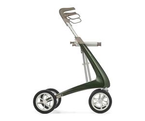 byACRE Carbon Ultralight Rollator Walker, 4.8 kg, British Green, Large