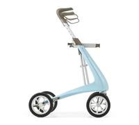 byACRE Carbon Ultralight Rollator Walker, 4.8 kg, Morning Blue, Compact