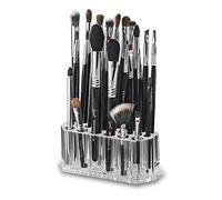byAlegory Acrylic Makeup Beauty Brush Organiser for Slim Handles | 26 Space Cosmetic Storage Display Container
