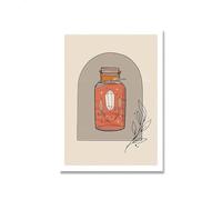 BYAMBD Aesthetic Pictures Abstract Mystic Hand Sun And Moon Scene Boho Posters Print Wall Art Aesthetics Canvas Painting For Living Room Home Decor(E,50x70cm)