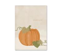 BYAMBD Aesthetic Pictures Autumn Maple Leaf Bird Pumpkin Chrysanthemum Wall Art Aesthetics Print Canvas Painting Posters For Living Room Home Decor(B,40x60cm)