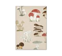 BYAMBD Aesthetic Pictures Autumn Maple Leaf Bird Pumpkin Chrysanthemum Wall Art Aesthetics Print Canvas Painting Posters For Living Room Home Decor(C,50x70cm)