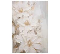 BYAMBD Aesthetic Pictures Classic Fashion Texture Flower Art Nordic Abstraction Posters Prints Canvas Painting Wall Picture Living Room Home Decor(I,50x70cm)
