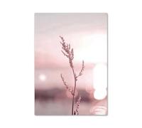 BYAMBD Aesthetic Pictures London Street Car Pink Feather Dandelion Grass Nordic Posters Prints Wall Art Canvas Painting For Living Room Modern Home Decor(F,30x40cm)