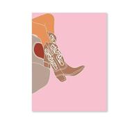 BYAMBD Aesthetic Pictures Pink Cocktail Poster Prints Balloon Puppy Making Happy Leopard Butterfly Canvas Painting For Living Room Home Pantry Wall Art Decor(C,20x30cm)
