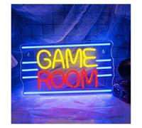 BYAMBD Home Bar Decor Gaming Zone Neon Sign LED Lights for Wall Decor USB Powered Lamp Bedroom Bar Shop Game Room for Game Lover(42x24cm)