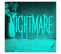 BYAMBD Home Bar Decor Nightmare Neon Sign LED Light Dimmable USB Powered for Bedroom Game Room Livingroom Party Wall Decoration 16.49inx9.44in