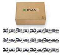 BYANE 12 Inch Chainsaw Chain, 3/8" LP Pitch, .043'' Gauge, 44 Drive Links - 61PMM3 44 Fits STIHL HT101 Pole Saw, ECHO PPF-210/225/280/2620, PPT-260/266-36100050044, 90PX44CQ, R44 (3 chains)