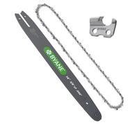 Byane 14" Carbide Chainsaw Bar and Chain Combo, 3/8" LP .050" 50DL