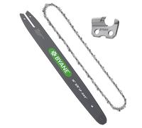 Byane 16" Carbide Chainsaw Bar and Chain Combo, 3/8" LP .043" 55DL