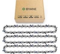 BYANE 3-Pack 12 Inch Chainsaw Chain 1/4" LP .043" Gauge 64DL | Fits Stihl MSA 120/MSA 140/MSA 160/MSA 200/MS 150/MS 151/30050083405/36700000064