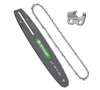 Byane 8" Carbide Chainsaw Bar and Chain Combo, 3/8" LP .050" 33DL | Fits Greenworks, Sun Joe, Chicago, Portland, Kobalt, Earthwise
