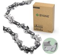 BYANE Carbide Chainsaw Chain 10 Inch, 3/8" LP Pitch, 050" Gauge, 40 Drive Links Fits Echo CS-271 CS280 CS290 CS300 CS3000,Remington, Worx WG309, Sunjoe SWJ803E SWJ807E, Craftsman S40 (1Chain)