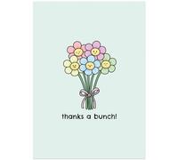 BYANIKA A6 Thank You Cards Gratitude Thanks Appreciation Card For Him Her Best Friend Colleague For Helping Me Your Help Support Cute Pun
