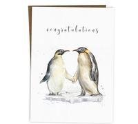 BYANIKA Congratulations Engagement Card For Couples | On Your Wedding Day, You're Engaged, Happy Couple, Fiance & Fiancee, Bride & Groom To Be, Newlyweds, Just Married, Mr & Mrs