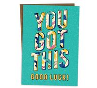 BYANIKA Good Luck Card | Encouragement Cards | Best Of Luck In Your Exams Interview New Job Driving Test | Motivational You Can Do It Got This Believe In You | Gifts For Him Her