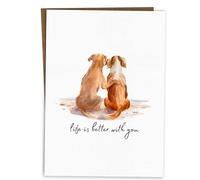 BYANIKA Happy Anniversary Card |On Our Wedding Day | Can't Wait To Marry You, Sentimental, Romantic For Girlfriend, Boyfriend, Wife To Be Husband, Partner, Fiance, Fiancee, Other Half, Soulmate