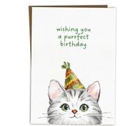 Byanika Happy Birthday Card Cute Cat Pun For Cat Lovers Owners