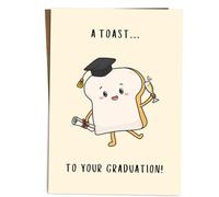 BYANIKA Happy Graduation Day Card | Congratulations On Your Degree, You've Graduated Class of, Well Done, Proud Of You | For Daughter, Son, Granddaughter, Grandson, Brother, SIster, Niece, Nephew