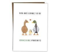 BYANIKA Pregnancy Congratulations Card | Ideal for Baby Shower, New Parents, Expecting Parent To Be, New Baby Arrival, Expectant Mum To Be, Pregnant Mother & On The Birth Of Your Newborn Boy or Girl