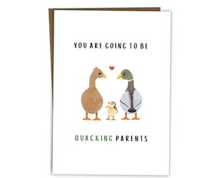 BYANIKA Pregnancy Congratulations Card | Ideal for Baby Shower, New Parents, Expecting Parent To Be, New Baby Arrival, Expectant Mum To Be, Pregnant Mother & On The Birth Of Your Newborn Boy or Girl