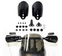 BybAgs Black Hand Guard Handle Wind Shield Handguards For Harley Softail Low Rider ST 117 FXLRST 2022-2023 Hand Guards
