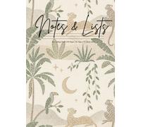 #byBeau Journal Checklist Combo Notebook: A5 Traveler's Notebook Insert - 108 Pages (91 Lined + 15 Checklists) - ADHD Friendly Low-Pressure Daily Planner & Undated Refill - Mosaic Jungle Theme