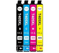 BYBEIBY 405XL Ink Cartridges Compatible for Espon 405XL 405 XL Ink for Epson Workforce Pro WF-3820 WF-3825 WF-4820 WF-4825 WF-4830 WF-7310 WF-7830 WF-7835 WF-7840 Printer