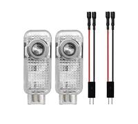 BYBEST 2pcs Car Door Welcome Emblem Light, for Audi A3/S3/RS3 2004-2023 Door Projector, Car Door Lights, Welcome Door Projectors
