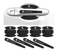 BYBEST 8Pcs Car Door Handle Protectors, for Peugeot 2008 2020-2022 Car Door Handle Scratch Protector Protector Sticker