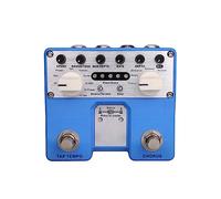 BYBIO Guitar Pedal 5 Chorus Modes 8 Enhancing Effects Tap Tempo Function With Dual Footswitches Effect Pedal Professional Guitar Effects