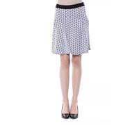 BYBLOS Women's Chic Black & White Tube Short Skirt | Size: 14 Byblos Black 14
