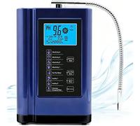 ByBoDi Alkaline Water Ionizer Machine, Water Machine PH 4-10.5 for Alkaline & Acidic Water, 5 Titanium Plates, Up to -500mV ORP, 8,000L Filter, 7 Water Settings, Auto-Cleaning, Intelligent Voice Blue