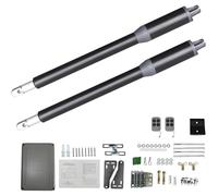 ByBoDi Automatic Gate Opener, Electric Double Swing Gate Opener, Heavy Duty Gate Motor, Electric Gate Opener Kit with 2 Remote Controls,Heavy Duty Electric Gate Opener for Doors up to 650LBS