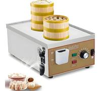 ByBoDi Commercial Electric Steamer,2/4/6-Hole Electric Steamed Bun Machine,30~110°C Temperature,Independent Water Supply,Dim Sum Electric Steamer,for Buns,Dumplings,and More 2holes-220V