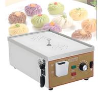 ByBoDi Dim Sum Electric Steamer, Commercial Electric Steamer,with Dry Boiling Alarm Water Shortage Alarm,30-110°C Precise Temperature,Control Independent Water,for Buns,Dumplings,and More 2holes-220V
