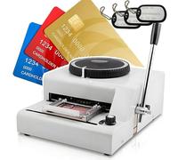 ByBoDi Dog Tag Coding Embosser Machine,72 Characters Manual Embossing Machine,with 30 Aluminum Dog Tag,PVC Card Embosser,72 Coded Character Manual Dog Tag Embosser Machine,PVC Card Embossing Machine