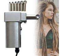 ByBoDi Dreadlocks Machine,Automatic Dreadlock Machine,7 Adjustable Speed Settings,with 6 Replacement Holes, Handheld Dreadlock Machine,Easy Use Dreadlock Maker Machine